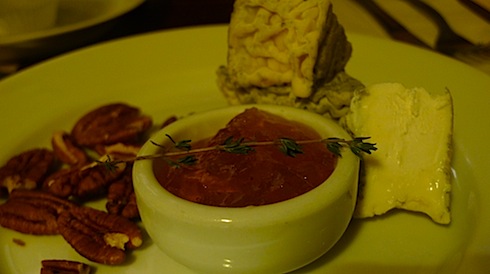cheese and rose jam.JPG